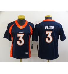 Women's Denver Broncos #3 Russell Wilson Navy Blue 2022 Vapor Untouchable Stitched NFL Nike Limited Jersey Women's Denver Broncos #3 Russell Wilson Navy Blue 2022 Vapor Untouchable Stitched NFL Nike Limited Jersey