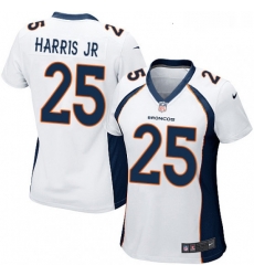 Womens Nike Denver Broncos 25 Chris Harris Jr Game White NFL Jersey Womens Nike Denver Broncos 25 Chris Harris Jr Game White NFL Jersey