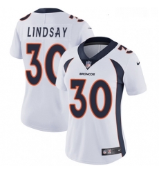 Womens Nike Denver Broncos 30 Phillip Lindsay White Vapor Untouchable Limited Player NFL Jersey Womens Nike Denver Broncos 30 Phillip Lindsay White Vapor Untouchable Limited Player NFL Jersey