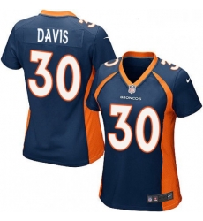 Womens Nike Denver Broncos 30 Terrell Davis Game Navy Blue Alternate NFL Jersey Womens Nike Denver Broncos 30 Terrell Davis Game Navy Blue Alternate NFL Jersey