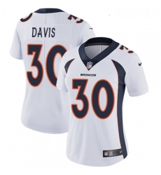 Womens Nike Denver Broncos 30 Terrell Davis White Vapor Untouchable Limited Player NFL Jersey Womens Nike Denver Broncos 30 Terrell Davis White Vapor Untouchable Limited Player NFL Jersey