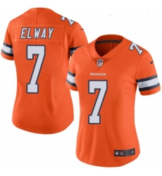 Womens Nike Denver Broncos 7 John Elway Limited Orange Rush Vapor Untouchable NFL Jersey Womens Nike Denver Broncos 7 John Elway Limited Orange Rush Vapor Untouchable NFL Jersey