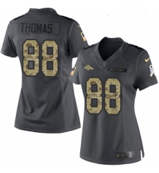 Womens Nike Denver Broncos 88 Demaryius Thomas Limited Black 2016 Salute to Service NFL Jersey Womens Nike Denver Broncos 88 Demaryius Thomas Limited Black 2016 Salute to Service NFL Jersey