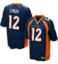 Nike Broncos #12 Paxton Lynch Blue Alternate Youth Stitched NFL New Elite Jersey Nike Broncos #12 Paxton Lynch Blue Alternate Youth Stitched NFL New Elite Jersey