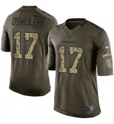 Nike Broncos #17 Brock Osweiler Green Youth Stitched NFL Limited Salute to Service Jersey Nike Broncos #17 Brock Osweiler Green Youth Stitched NFL Limited Salute to Service Jersey