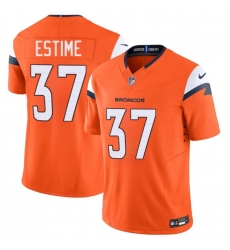Youth Denver Broncos 37 Audric Estime Orange 2024 F U S E Vapor Limited Stitched Football Jersey Youth Denver Broncos 37 Audric Estime Orange 2024 F U S E Vapor Limited Stitched Football Jersey
