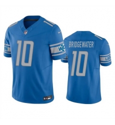 Men Detroit Lions 10 Teddy Bridgewater Blue 2023 F U S E Vapor Untouchable Limited Stitched Jersey Men Detroit Lions 10 Teddy Bridgewater Blue 2023 F U S E Vapor Untouchable Limited Stitched Jersey