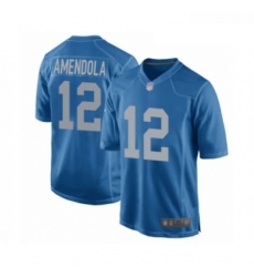 Men Detroit Lions 12 Danny Amendola Game Blue Alternate Football Jersey Men Detroit Lions 12 Danny Amendola Game Blue Alternate Football Jersey
