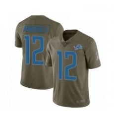 Men Detroit Lions 12 Danny Amendola Limited Olive 2017 Salute to Service Football Jersey Men Detroit Lions 12 Danny Amendola Limited Olive 2017 Salute to Service Football Jersey