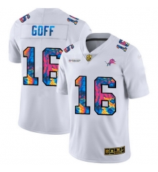 Men Detroit Lions 16 Jared Goff Men White Nike Multi Color 2020 NFL Crucial Catch Limited NFL Jersey Men Detroit Lions 16 Jared Goff Men White Nike Multi Color 2020 NFL Crucial Catch Limited NFL Jersey