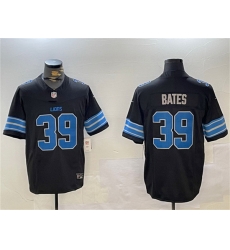 Men Detroit Lions 39 Jake Bates Black 2024 F U S E 2nd Alternate Vapor Limited Stitched Jersey Men Detroit Lions 39 Jake Bates Black 2024 F U S E 2nd Alternate Vapor Limited Stitched Jersey