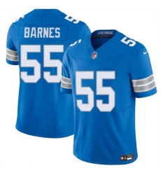 Men Detroit Lions 55 Derrick Barnes Blue 2025 F U S E Vapor Limited Stitched Jersey Men Detroit Lions 55 Derrick Barnes Blue 2025 F U S E Vapor Limited Stitched Jersey
