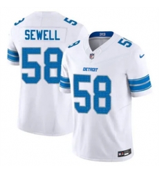 Men Detroit Lions 58 Penei Sewell White 2024 F U S E Alternate Vapor Limited Stitched Jersey Men Detroit Lions 58 Penei Sewell White 2024 F U S E Alternate Vapor Limited Stitched Jersey