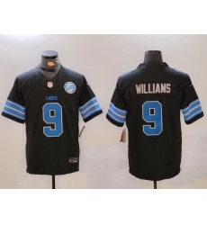Men Detroit Lions 9 Jameson Williams Black 2024 F U S E 2nd Alternate With Patch Vapor Limited Stitched Jersey Men Detroit Lions 9 Jameson Williams Black 2024 F U S E 2nd Alternate With Patch Vapor Limited Stitched Jersey