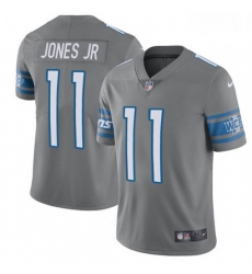 Men Nike Detroit Lions 11 Marvin Jones Jr Limited Steel Rush Vapor Untouchable NFL Jersey Men Nike Detroit Lions 11 Marvin Jones Jr Limited Steel Rush Vapor Untouchable NFL Jersey
