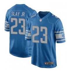 Men Nike Detroit Lions 23 Darius Slay Jr Game Blue Team Color NFL Jersey Men Nike Detroit Lions 23 Darius Slay Jr Game Blue Team Color NFL Jersey