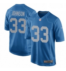 Men Nike Detroit Lions 33 Kerryon Johnson Game Blue Alternate NFL Jersey Men Nike Detroit Lions 33 Kerryon Johnson Game Blue Alternate NFL Jersey