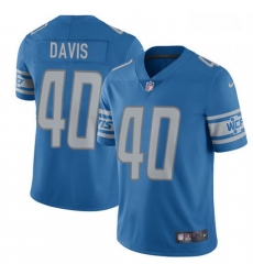 Men Nike Detroit Lions 40 Jarrad Davis Limited Light Blue Team Color Vapor Untouchable NFL Jersey Men Nike Detroit Lions 40 Jarrad Davis Limited Light Blue Team Color Vapor Untouchable NFL Jersey