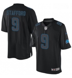 Men Nike Detroit Lions 9 Matthew Stafford Limited Black Impact NFL Jersey Men Nike Detroit Lions 9 Matthew Stafford Limited Black Impact NFL Jersey