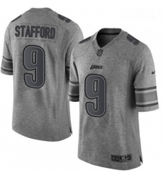 Men Nike Detroit Lions 9 Matthew Stafford Limited Gray Gridiron NFL Jersey Men Nike Detroit Lions 9 Matthew Stafford Limited Gray Gridiron NFL Jersey