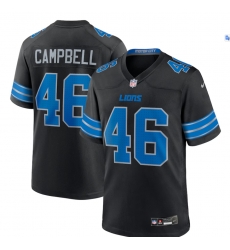 Men Women Youth Detroit Lions Jack Campbell #46 Black Stitched Vapor Limited Jersey Men Women Youth Detroit Lions Jack Campbell #46 Black Stitched Vapor Limited Jersey