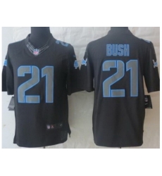 Nike Detroit Lions 21 Reggie Bush Black Limited Impact NFL Jersey Nike Detroit Lions 21 Reggie Bush Black Limited Impact NFL Jersey