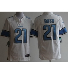 Nike Detroit Lions 21 Reggie Bush White Limited NFL Jersey Nike Detroit Lions 21 Reggie Bush White Limited NFL Jersey