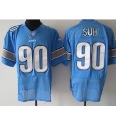 Nike Detroit Lions 90 Ndamukong Suh Blue Elite NFL Jersey Nike Detroit Lions 90 Ndamukong Suh Blue Elite NFL Jersey