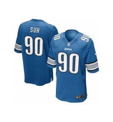 Nike Detroit Lions 90 Ndamukong Suh blue Game NFL Jersey Nike Detroit Lions 90 Ndamukong Suh blue Game NFL Jersey