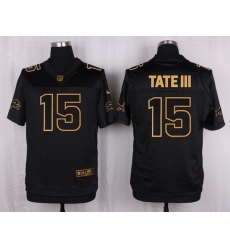 Nike Lions #15 Golden Tate III Black Mens Stitched NFL Elite Pro Line Gold Collection Jersey Nike Lions #15 Golden Tate III Black Mens Stitched NFL Elite Pro Line Gold Collection Jersey