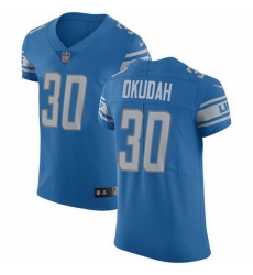 Nike Lions 30 Jeff Okudah Blue Team Color Men Stitched NFL Vapor Untouchable Elite Jersey Nike Lions 30 Jeff Okudah Blue Team Color Men Stitched NFL Vapor Untouchable Elite Jersey