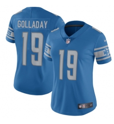 Nike Lions #19 Kenny Golladay Light Blue Team Color Womens Stitched NFL Vapor Untouchable Limited Jersey Nike Lions #19 Kenny Golladay Light Blue Team Color Womens Stitched NFL Vapor Untouchable Limited Jersey