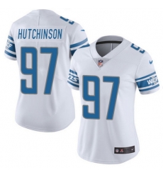 Women Detroit Lions 97 Aidan Hutchinson White Vapor Limited Stitched Football Jersey Women Detroit Lions 97 Aidan Hutchinson White Vapor Limited Stitched Football Jersey