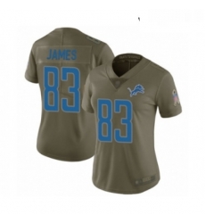 Womens Detroit Lions 83 Jesse James Limited Olive 2017 Salute to Service Football Jersey Womens Detroit Lions 83 Jesse James Limited Olive 2017 Salute to Service Football Jersey