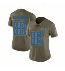 Womens Detroit Lions 88 TJ Hockenson Limited Olive 2017 Salute to Service Football Jersey Womens Detroit Lions 88 TJ Hockenson Limited Olive 2017 Salute to Service Football Jersey