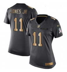 Womens Nike Detroit Lions 11 Marvin Jones Jr Limited BlackGold Salute to Service NFL Jersey Womens Nike Detroit Lions 11 Marvin Jones Jr Limited BlackGold Salute to Service NFL Jersey