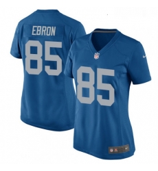Womens Nike Detroit Lions 85 Eric Ebron Game Blue Alternate NFL Jersey Womens Nike Detroit Lions 85 Eric Ebron Game Blue Alternate NFL Jersey