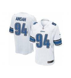Nike NFL Detroit Lions #94 Ziggy Ansah Limited Youth White Road Jersey Nike NFL Detroit Lions #94 Ziggy Ansah Limited Youth White Road Jersey