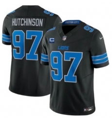 Toddler Detroit Lions 97 Aidan Hutchinson Black 2024 F U S E 2nd Alternate Vapor Limited Stitched Jersey Toddler Detroit Lions 97 Aidan Hutchinson Black 2024 F U S E 2nd Alternate Vapor Limited Stitched Jersey
