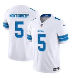 Youth Detroit Lions 5 David Montgomery White 2024 F U S E Vapor Limited Stitched Jersey Youth Detroit Lions 5 David Montgomery White 2024 F U S E Vapor Limited Stitched Jersey