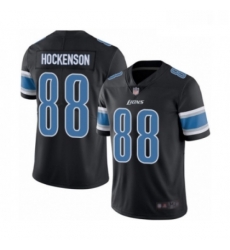 Youth Detroit Lions 88 TJ Hockenson Limited Black Rush Vapor Untouchable Football Jersey Youth Detroit Lions 88 TJ Hockenson Limited Black Rush Vapor Untouchable Football Jersey