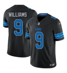 Youth Detroit Lions 9 Jameson Williams Black 2024 F U S E Vapor Limited Stitched Jersey Youth Detroit Lions 9 Jameson Williams Black 2024 F U S E Vapor Limited Stitched Jersey
