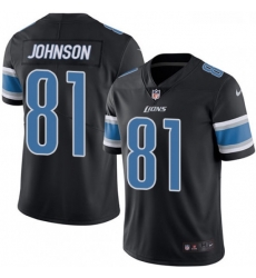 Youth Nike Detroit Lions 81 Calvin Johnson Limited Black Rush Vapor Untouchable NFL Jersey Youth Nike Detroit Lions 81 Calvin Johnson Limited Black Rush Vapor Untouchable NFL Jersey