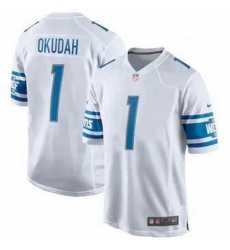 Youth Nike Lions 1 Jeff Okudah White Vapor Limited Jersey 2020 NFL Draft Youth Nike Lions 1 Jeff Okudah White Vapor Limited Jersey 2020 NFL Draft