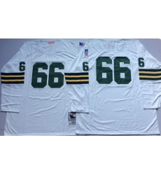 Men Green Bay Green Bay Packers 66 Ray Nitschke White Long Sleeve M&N Throwback Jersey Men Green Bay Green Bay Packers 66 Ray Nitschke White Long Sleeve M&N Throwback Jersey
