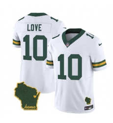 Men Green Bay Packers 10 Jordan Love White 2023 F U S E Home Patch Vapor Untouchable Limited Stitched Jersey Men Green Bay Packers 10 Jordan Love White 2023 F U S E Home Patch Vapor Untouchable Limited Stitched Jersey