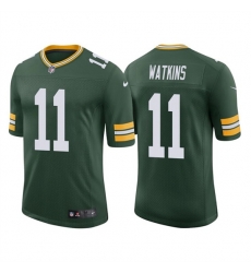Men Green Bay Packers 11 Sammy Watkins Green Stitched Football Jersey Men Green Bay Packers 11 Sammy Watkins Green Stitched Football Jersey