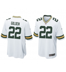 Men Green Bay Packers #22 Matthew Golden 2025 Draft Nike Home White Stitched Jersey Men Green Bay Packers #22 Matthew Golden 2025 Draft Nike Home White Stitched Jersey