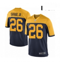 Men Green Bay Packers 26 Darnell Savage Jr Game Navy Blue Alternate Football Jersey Men Green Bay Packers 26 Darnell Savage Jr Game Navy Blue Alternate Football Jersey