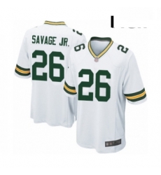 Men Green Bay Packers 26 Darnell Savage Jr Game White Football Jersey Men Green Bay Packers 26 Darnell Savage Jr Game White Football Jersey